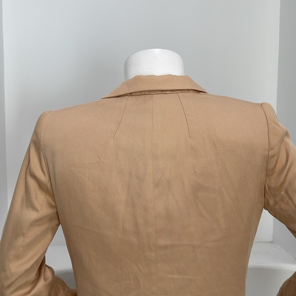 Sincerely Jules Women Riley Blazer Tan Size L NWT - Picture 7 of 14